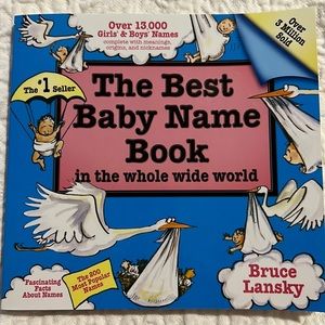 Baby name book (Pink, blue, yellow)